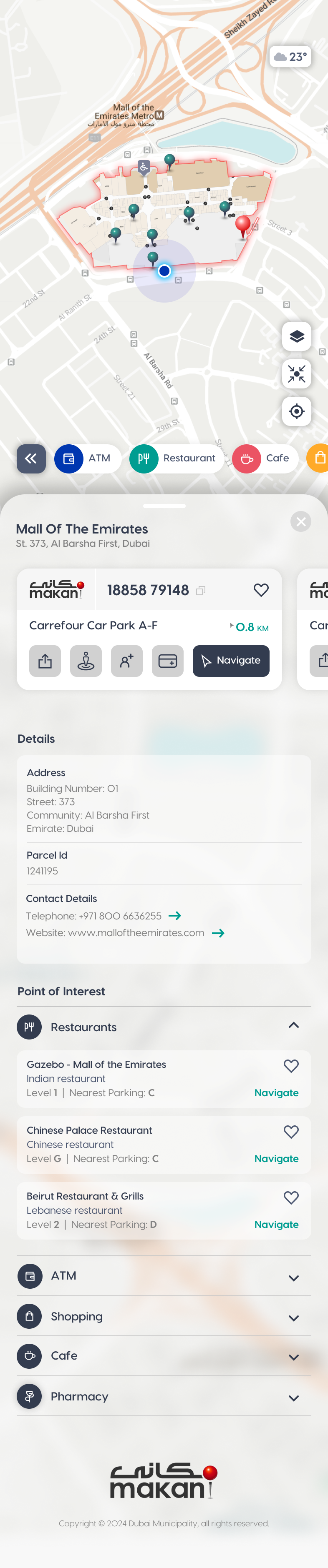 Makani location details